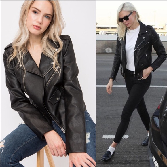 💕Black Moto Jacket ⭐️ - Picture 4 of 7